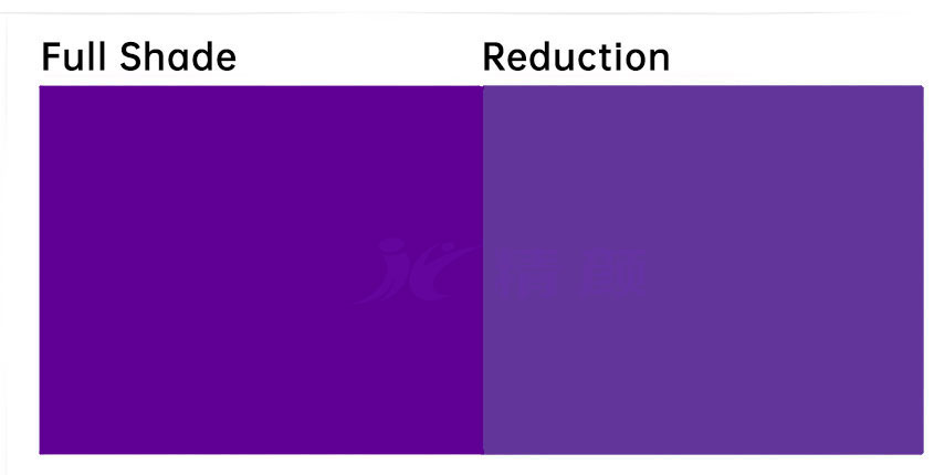 分散紫57染料着色颜色示意色卡图