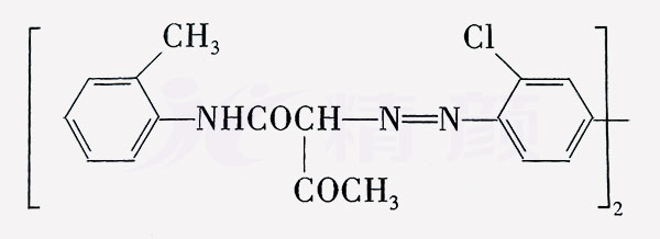 颜料黄14分子结构图