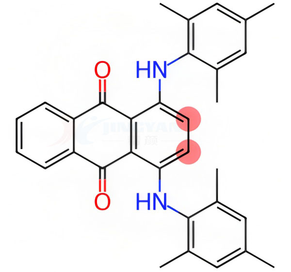 溶剂蓝104化学分子结构图