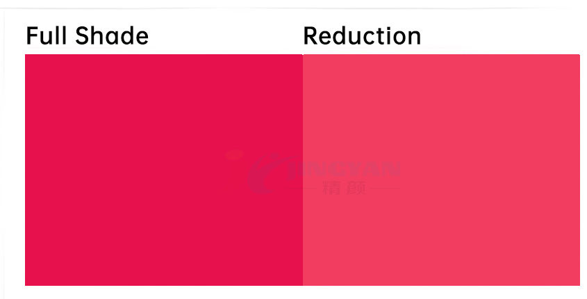 溶剂红149荧光红HFG色卡展示